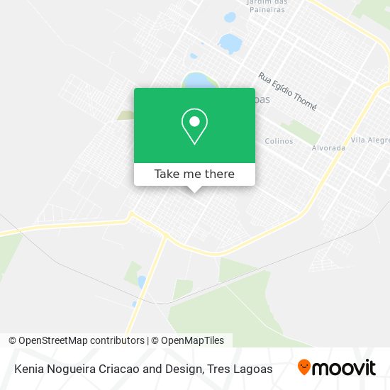Kenia Nogueira Criacao and Design map