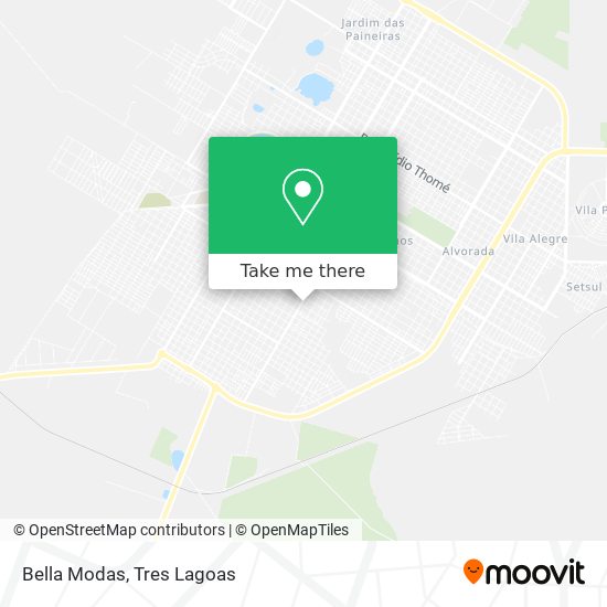 Bella Modas map