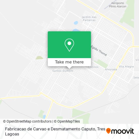 Fabricacao de Carvao e Desmatamento Caputo map