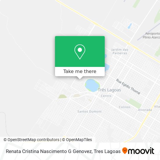 Renata Cristina Nascimento G Genovez map