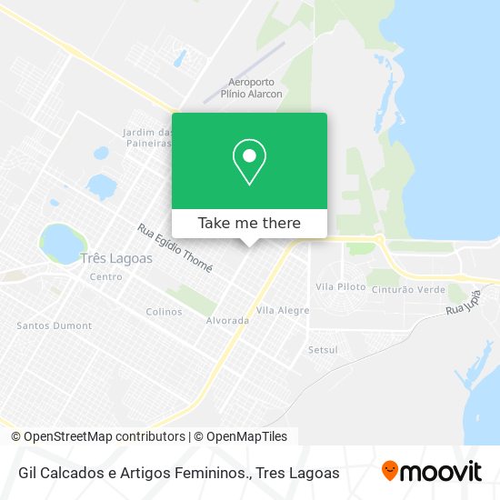 Gil Calcados e Artigos Femininos. map