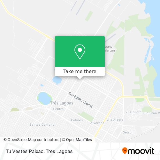 Tu Vestes Paixao map