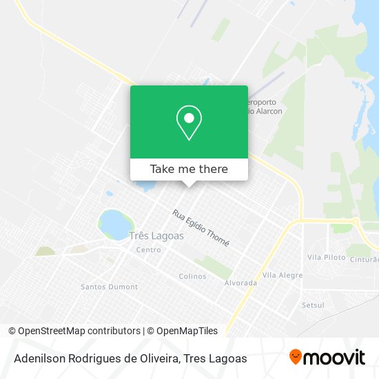 Adenilson Rodrigues de Oliveira map