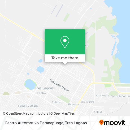 Centro Automotivo Paranapunga map