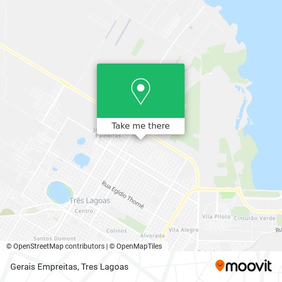 Gerais Empreitas map