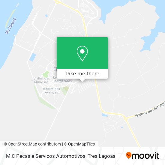 M.C Pecas e Servicos Automotivos map