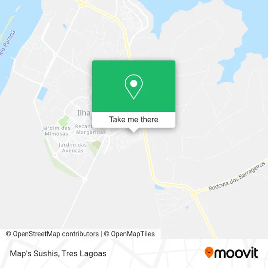 Map's Sushis map
