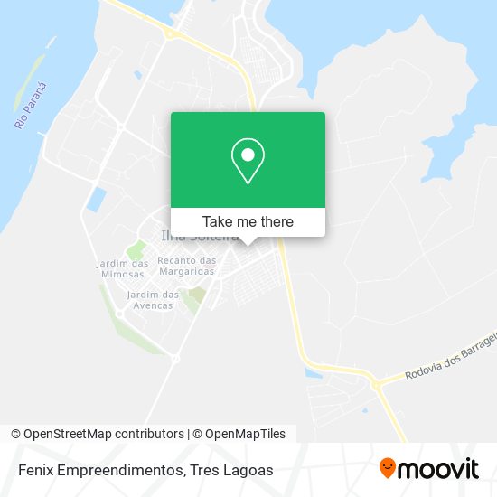 Mapa Fenix Empreendimentos