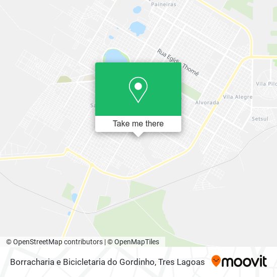 Mapa Borracharia e Bicicletaria do Gordinho