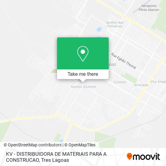 KV - DISTRIBUIDORA DE MATERIAIS PARA A CONSTRUCAO map