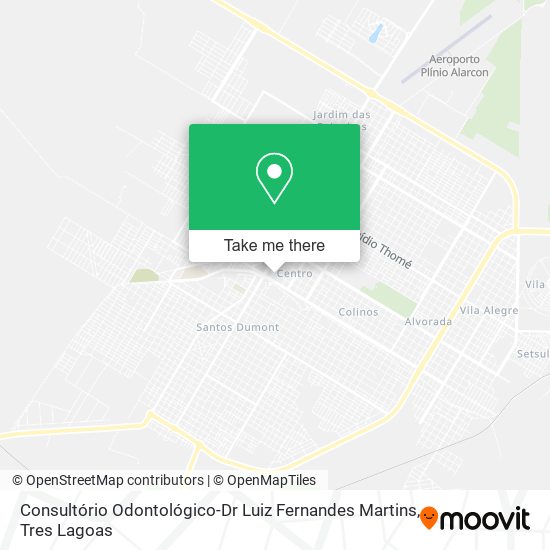 Mapa Consultório Odontológico-Dr Luiz Fernandes Martins