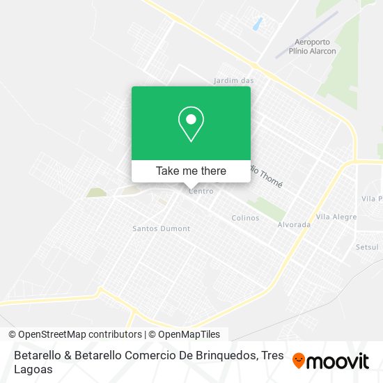 Betarello & Betarello Comercio De Brinquedos map
