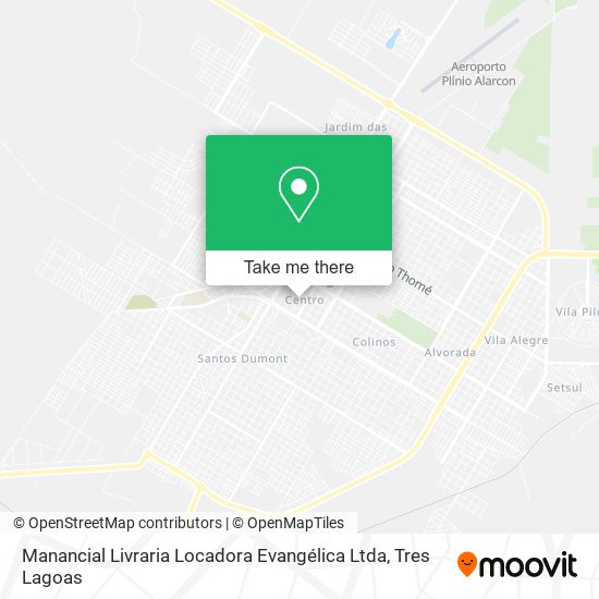 Mapa Manancial Livraria Locadora Evangélica Ltda