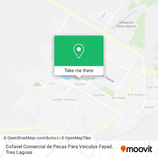 Mapa Cofavel Comercial de Pecas Para Veiculos Fayad