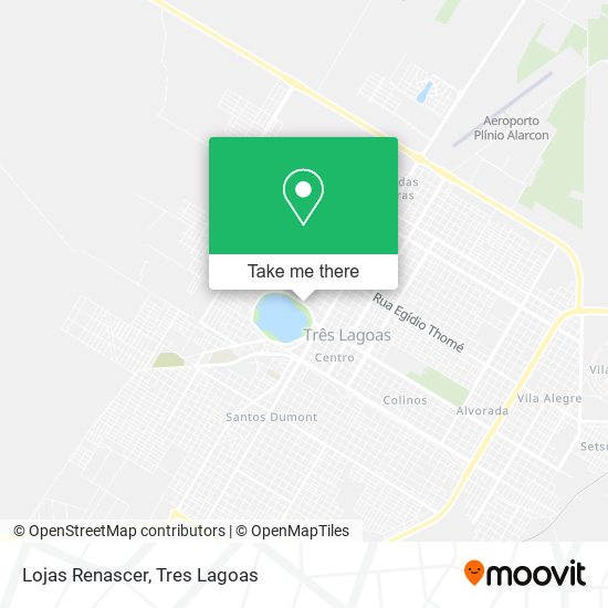 Lojas Renascer map