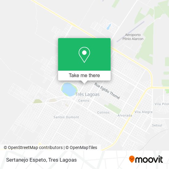 Sertanejo Espeto map