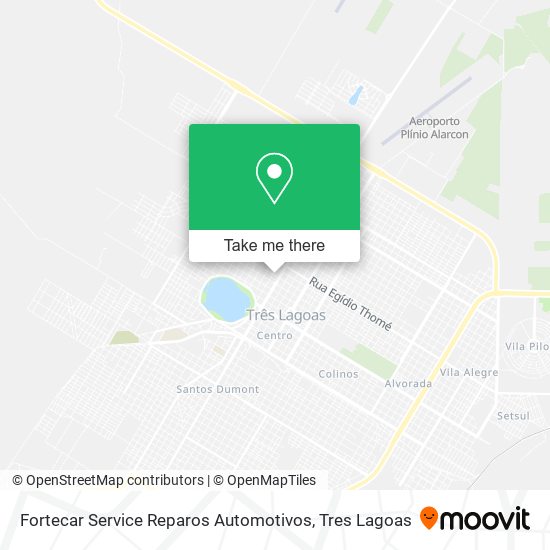 Mapa Fortecar Service Reparos Automotivos