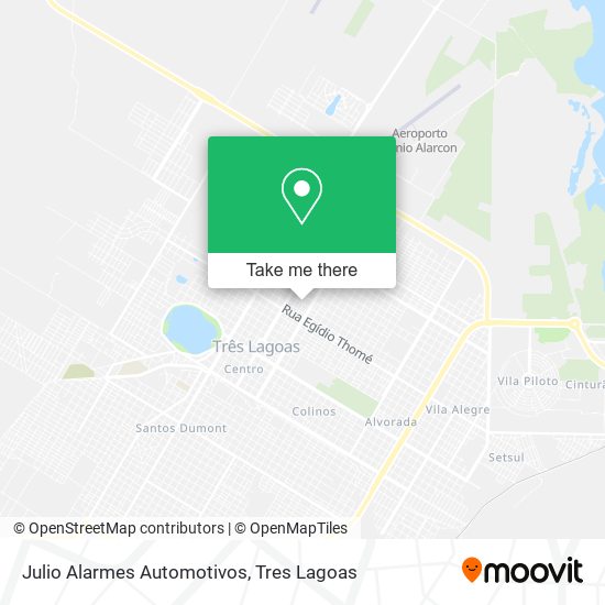 Mapa Julio Alarmes Automotivos