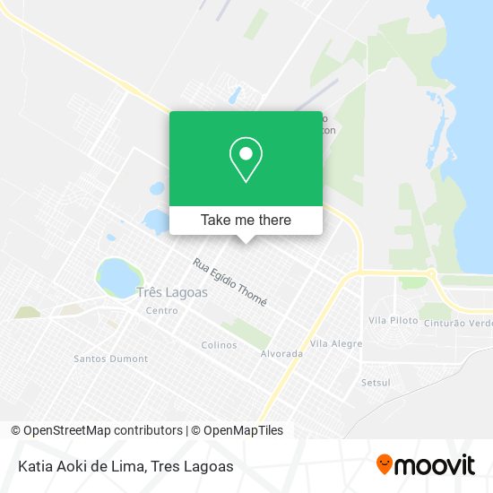 Katia Aoki de Lima map