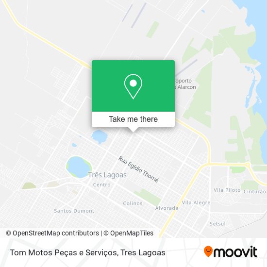 Tom Motos Peças e Serviços map