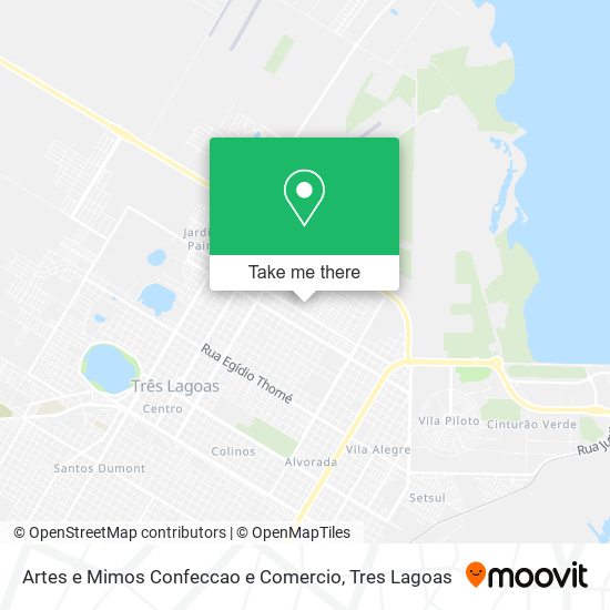 Artes e Mimos Confeccao e Comercio map