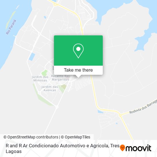 Mapa R and R Ar Condicionado Automotivo e Agricola