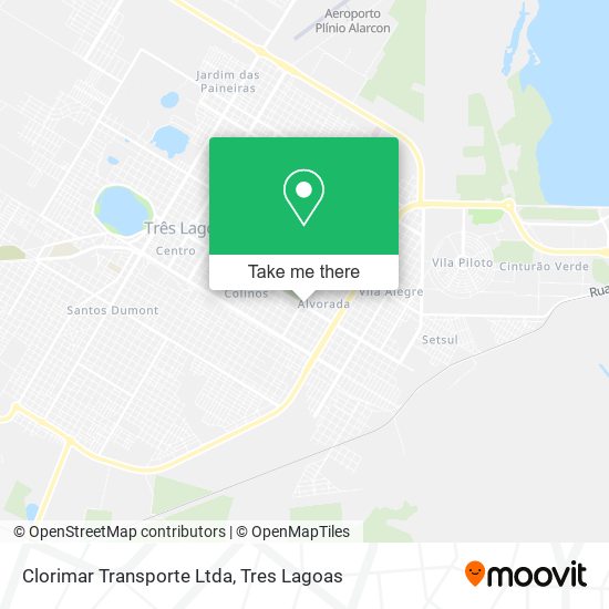 Clorimar Transporte Ltda map