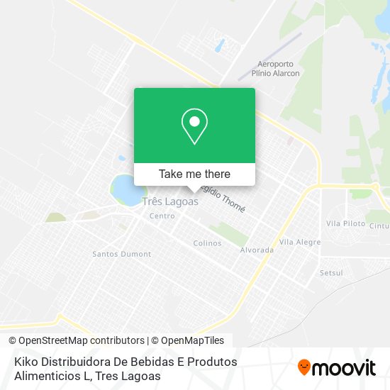 Kiko Distribuidora De Bebidas E Produtos Alimenticios L map