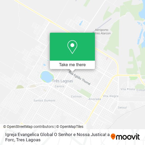 Mapa Igreja Evangelica Global O Senhor e Nossa Justica! a Forc