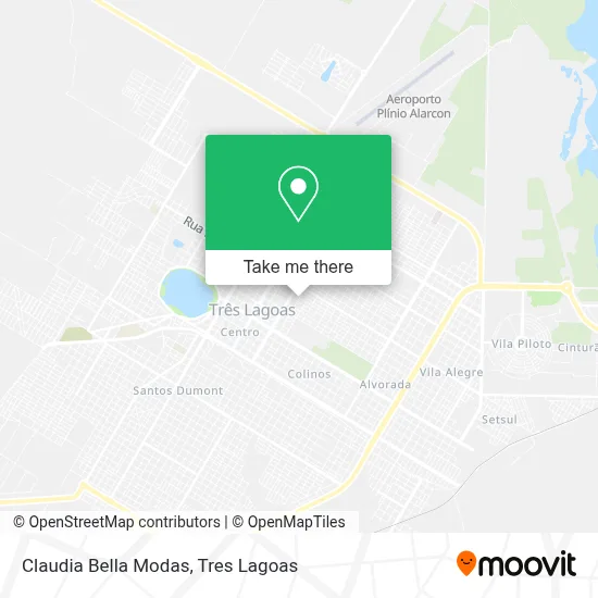 Claudia Bella Modas map