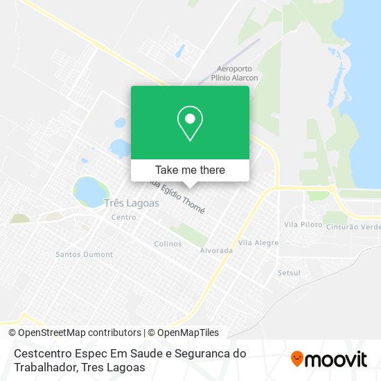 Cestcentro Espec Em Saude e Seguranca do Trabalhador map