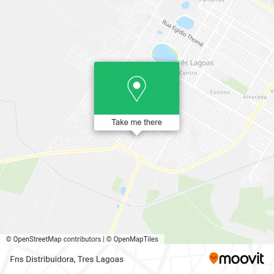 Fns Distribuidora map