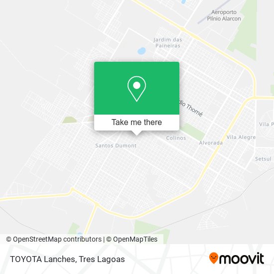 Mapa TOYOTA Lanches