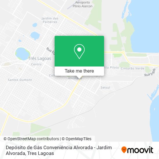 Depósito de Gás Conveniência Alvorada - Jardim Alvorada map