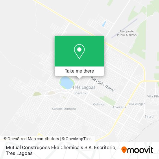 Mapa Mutual Construções Eka Chemicals S.A. Escritório