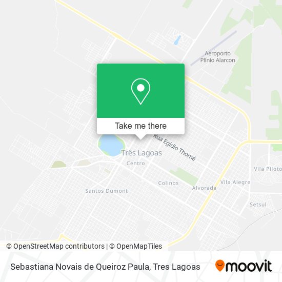 Sebastiana Novais de Queiroz Paula map