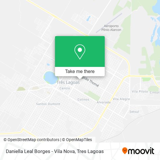 Mapa Daniella Leal Borges - Vila Nova