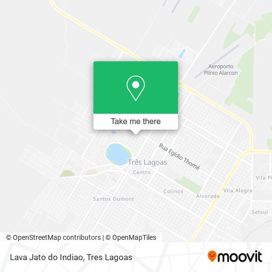 Lava Jato do Indiao map