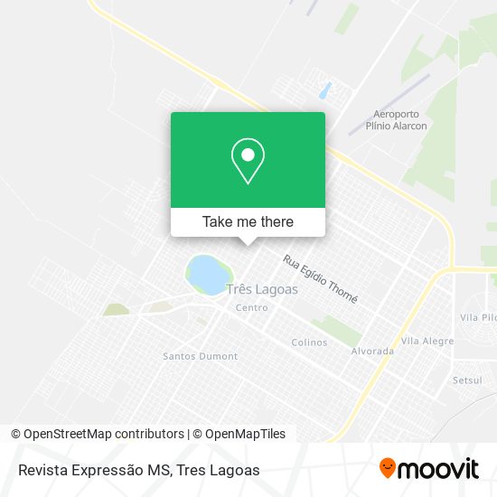 Revista Expressão MS map