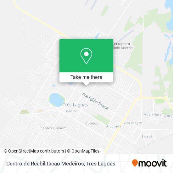 Centro de Reabilitacao Medeiros map