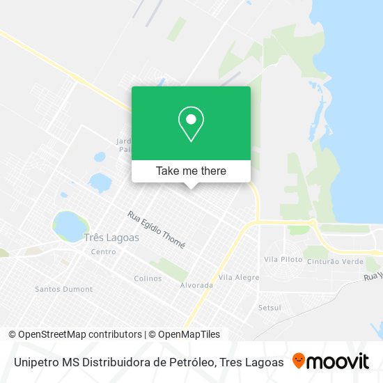 Unipetro MS Distribuidora de Petróleo map