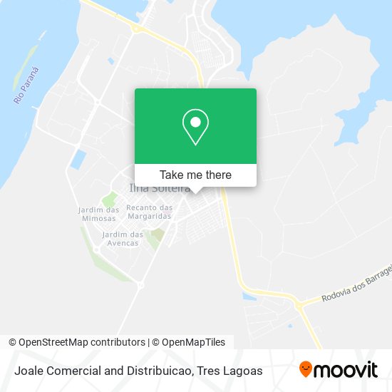 Joale Comercial and Distribuicao map