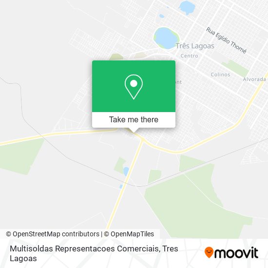 Multisoldas Representacoes Comerciais map