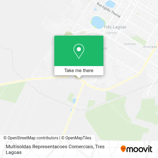 Multisoldas Representacoes Comerciais map