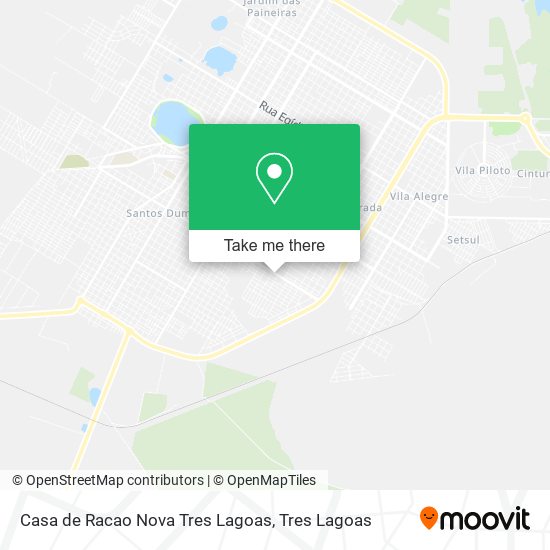 Casa de Racao Nova Tres Lagoas map