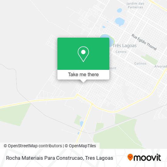 Rocha Materiais Para Construcao map