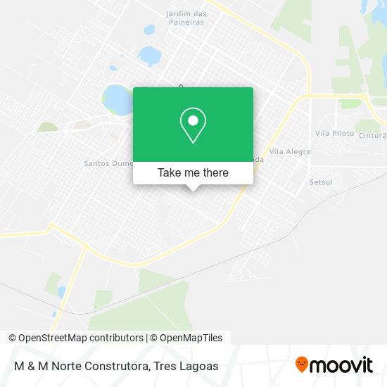 Mapa M & M Norte Construtora