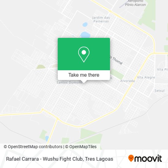 Mapa Rafael Carrara - Wushu Fight Club