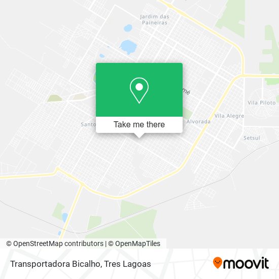 Mapa Transportadora Bicalho