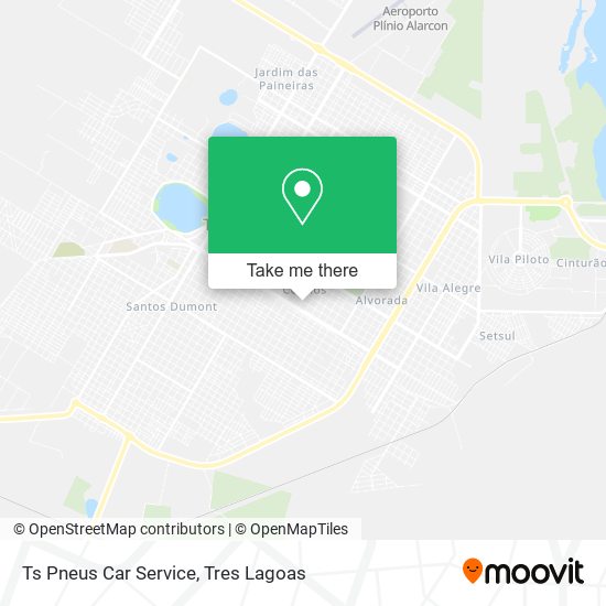 Mapa Ts Pneus Car Service